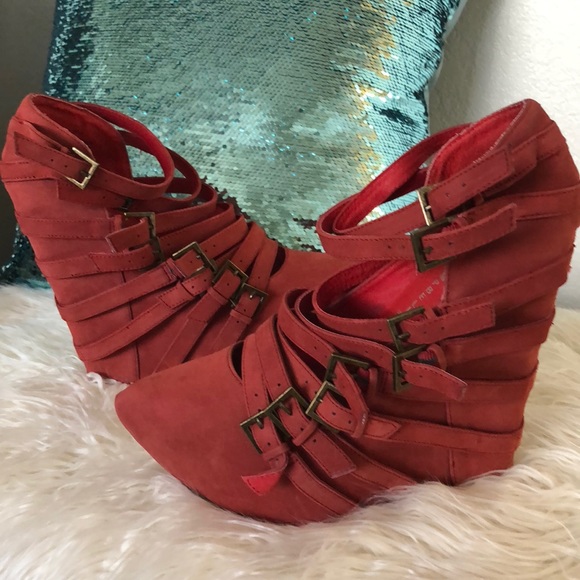 Jeffrey Campbell Shoes - Jeffery Campbell zip wedges